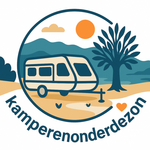 Kamperen onder de zon logo